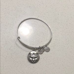 Alex & Ani Silver Lion bracelet bangle